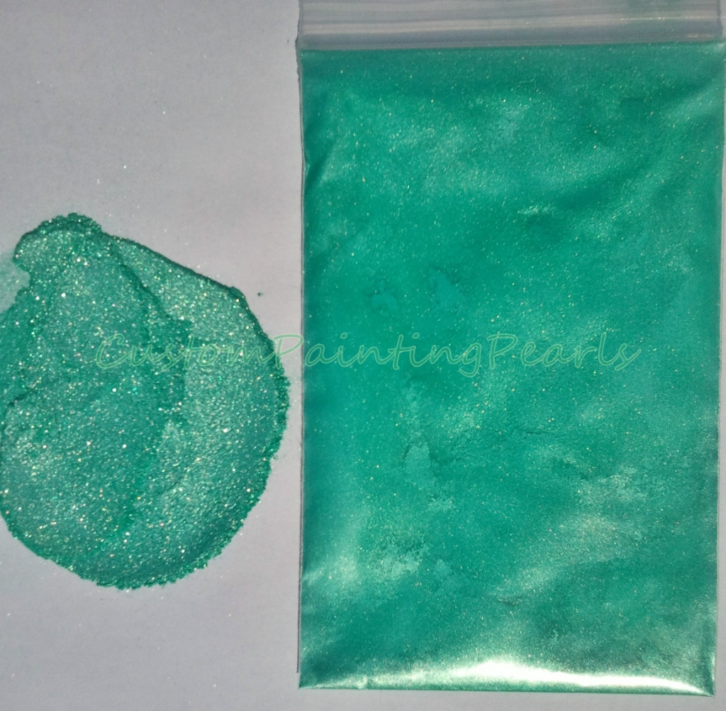 25g SHIMMER Pure Green Pearl Pigment Spray Gun HVLP Auto PAINT