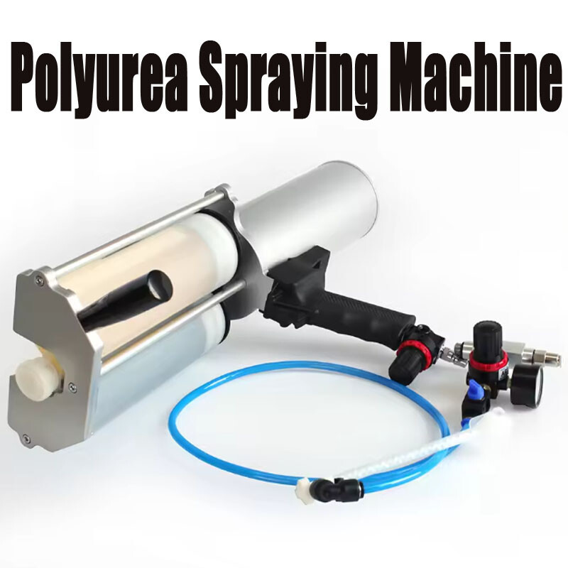 two-component cold polyurea pneumatic cartridge spray gun for polyurea coating