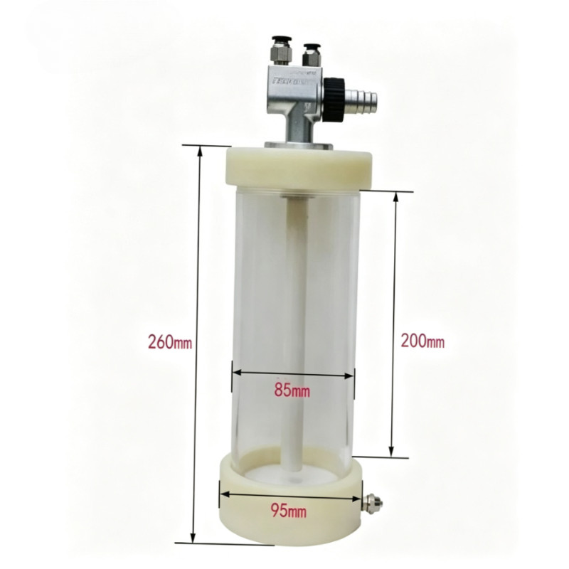 Electrostatic Powder Coating Fluidization hopper cup (1 L) w/ IG 02 pump NEW