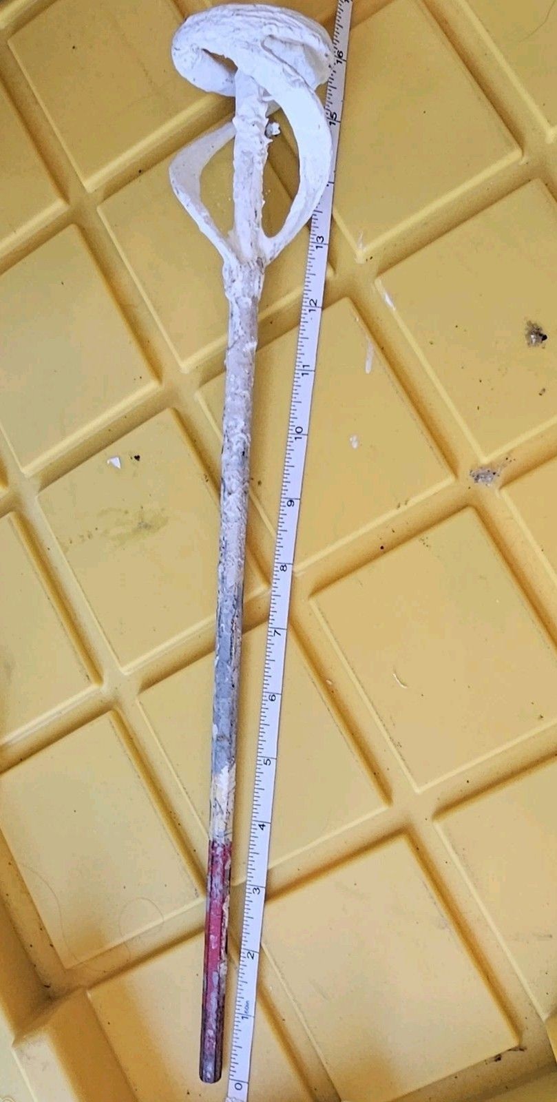 Vintage Metal Drill Attachment Paint Mixer mortar mixer – 16″ Long