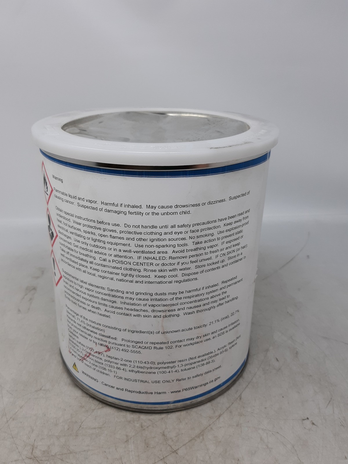 PPG Desoto Desothane HS Buffable 17038 Gloss Black Base Component 1 Gal