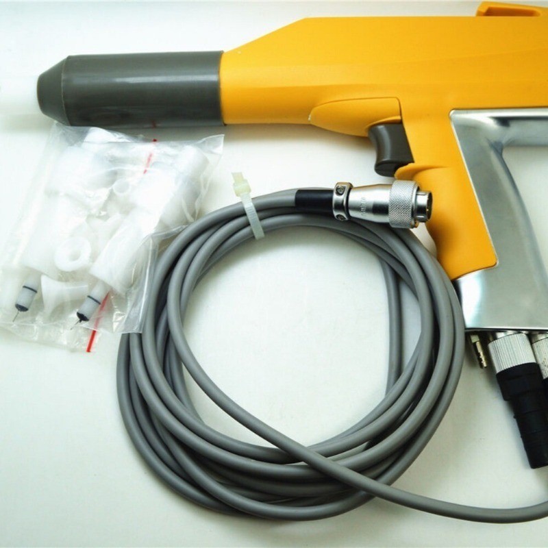 Aftermarket Replacement Electrostatic Powder Coating Spray Gun and Wire 3 Pins