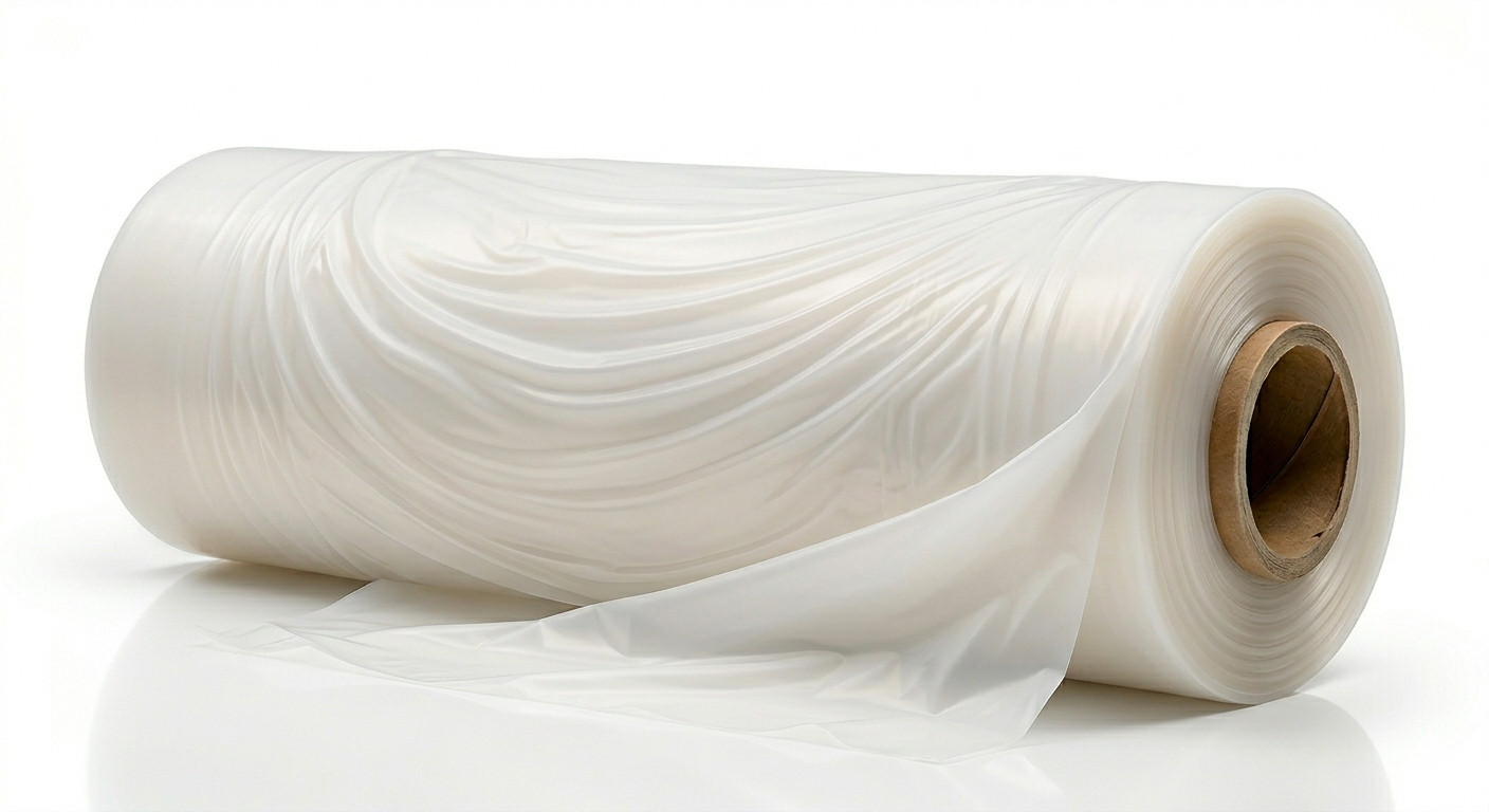 6 Mil Clear/Translucent Poly Sheeting 10′ x 100′ Heavy Duty Plastic Film Roll