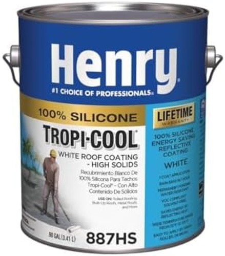 Henry Coating ROOF Silicone WHT .90G HE887HS042