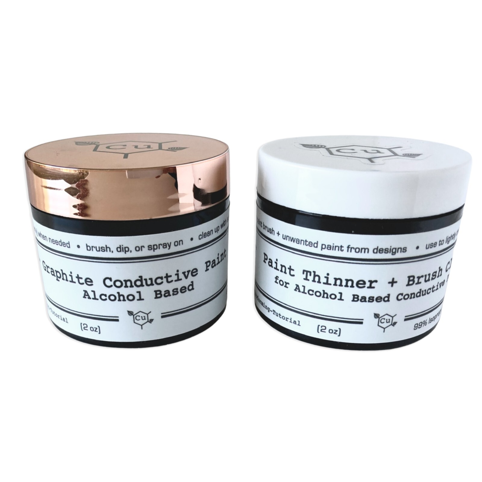 2 oz Jar Alcohol Base Graphite Conductive Paint for Copper Electroforming Supply