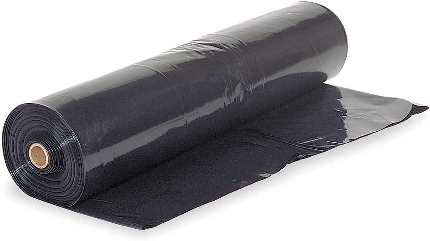 Crawl Space Vapor Barrier 10 Mil Black Vapor Barrier Thick Plastic Sheeting