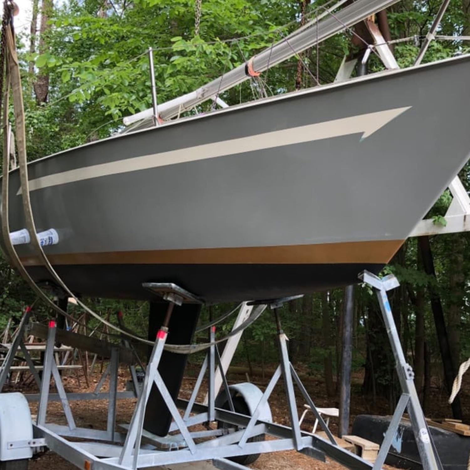 Totalboat Totalgold Gold Enamel Metallic Paint For Boats Sign Lettering And