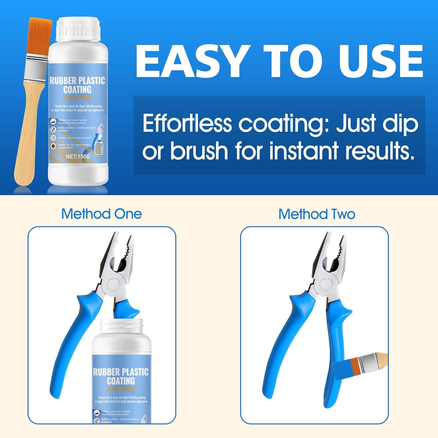Tool Dip Rubber Coating, Plastic Dip Matte Liquid Rubber dip Flexible Peelable P
