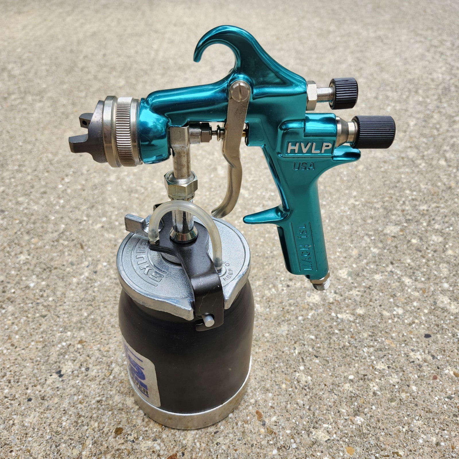 Binks Mach 1 SL HVLP Outfit #98-1176 Paint Spray Gun w/ EZ2 Siphon Cup & Nozzle
