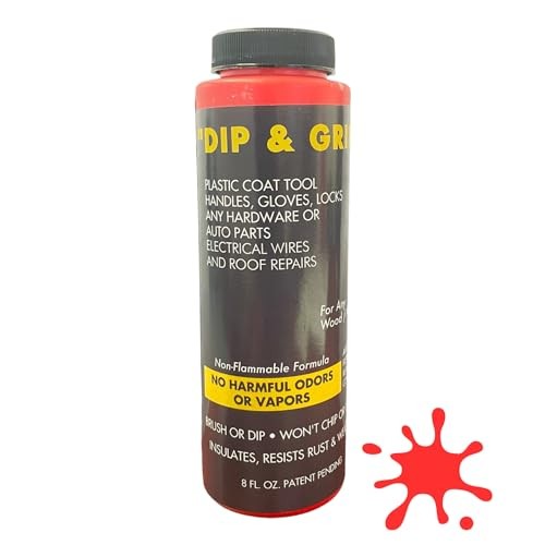 Dip And Grip (Red) Rubberized Plastic Coating Hand Tool Auto Parts Broken Wires