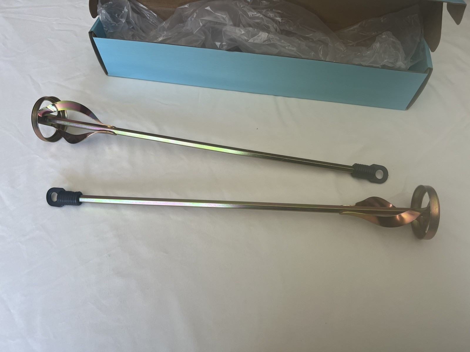 Lot of 2 Paint Mixers for a Drill 1-5 Gallon Bucket Paint Stirrer 15-3/4″ long