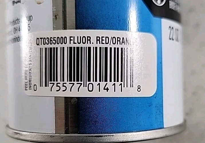 Marking Paint Krylon QUIK-MARK Water-Based Inverted 22oz Fluorescnt Orang (17)