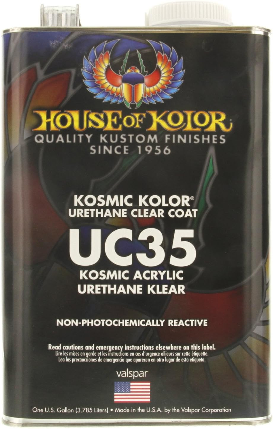 Kosmic Kolor Urethane Klear House of Color UC35 Gallon High Gloss Clear Coat