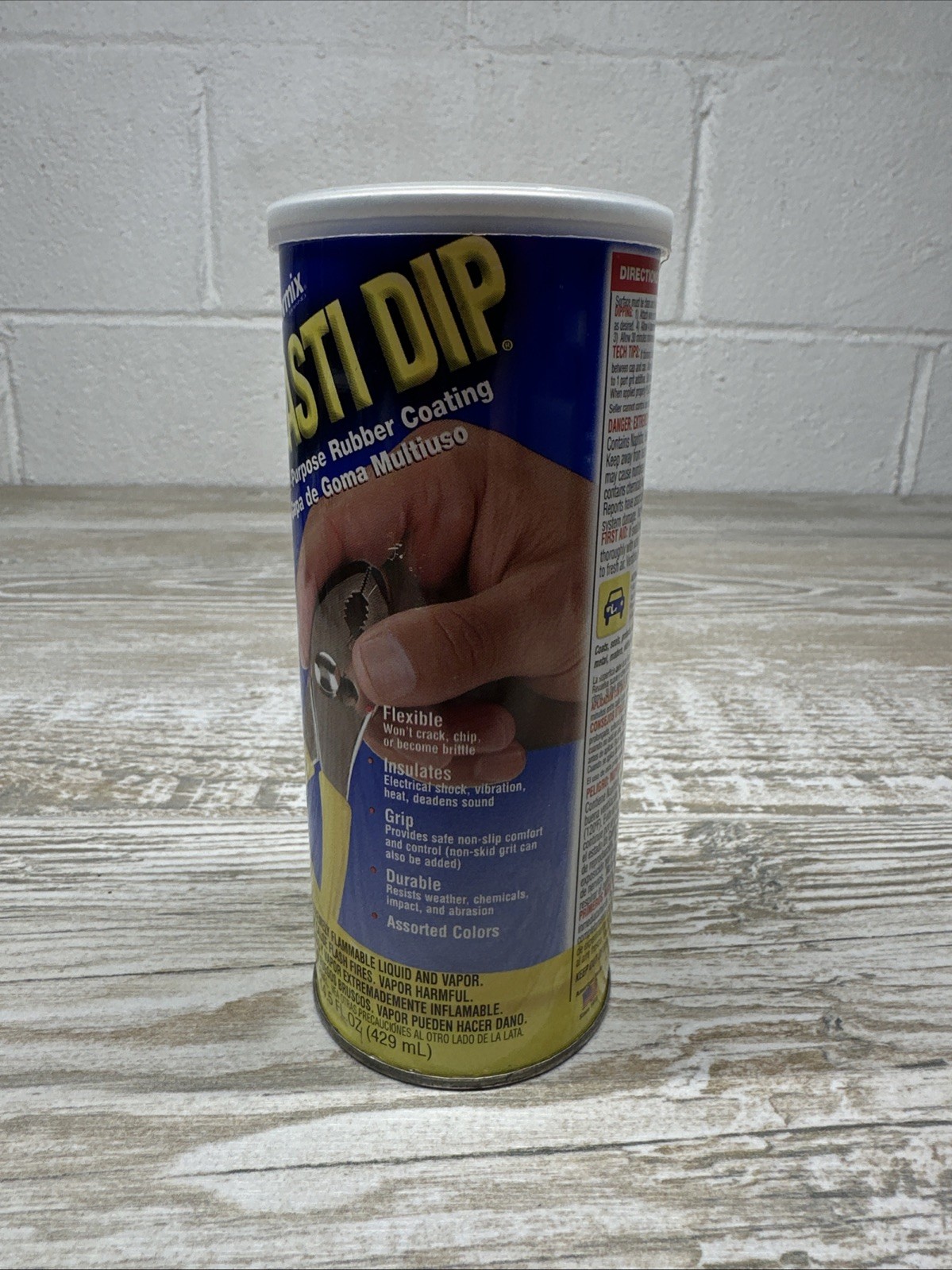 New! 14.5 ounce, Plasti Dip International Black Multipurpose Rubber Coat Paint.