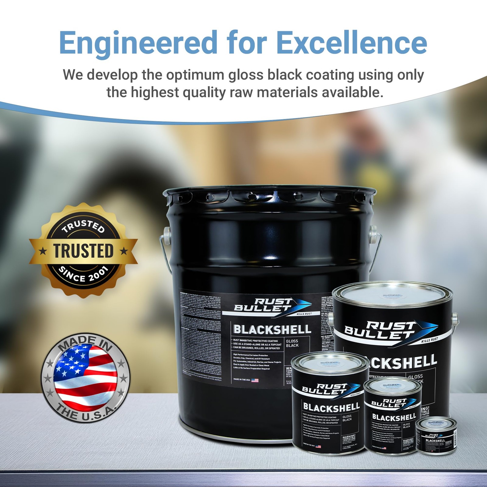 – Blackshell – Inhibidor De Oxido Negro Brillante, Revestimiento Preventivo De