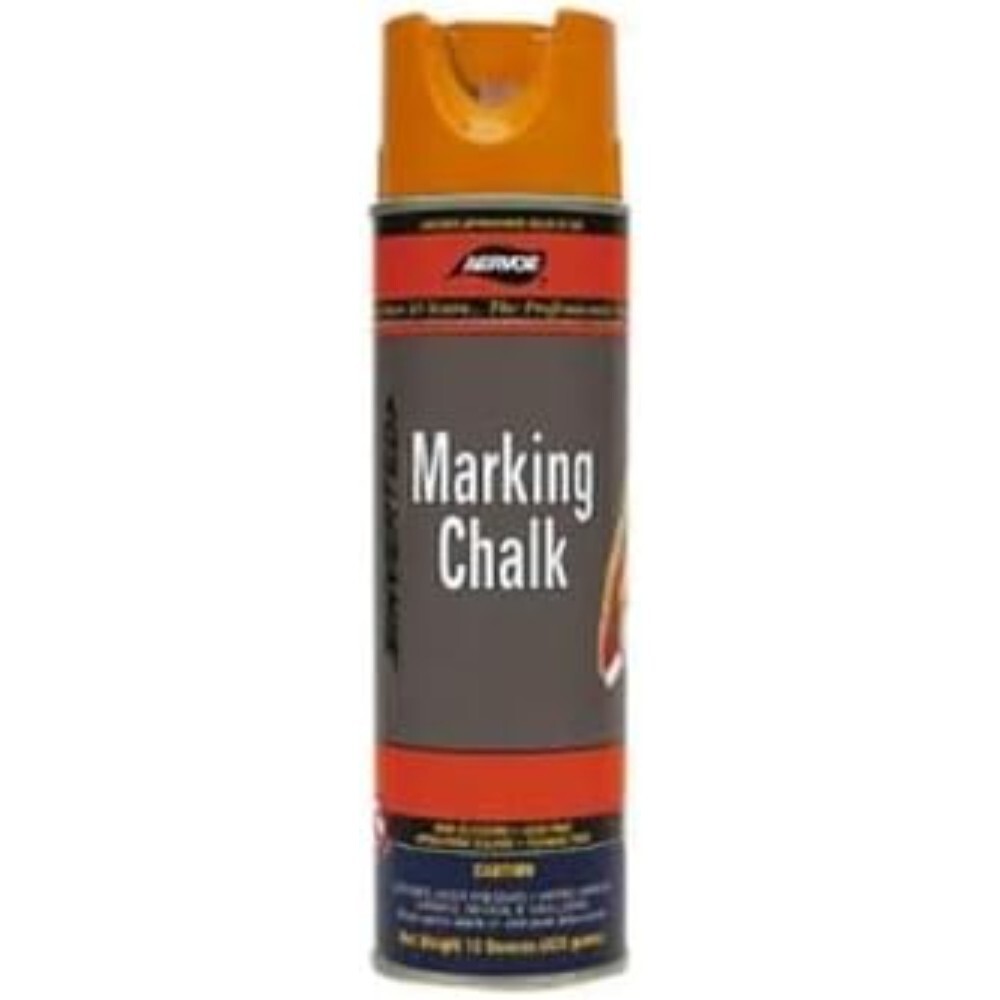 Aervoe 217 Marking Chalk Temporary Spray Paint. Orange – 12/pk