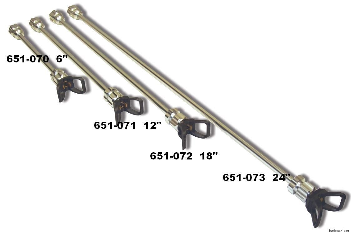 ONE 5″ Titan Paint Sprayer Gun Tip Extension NEW with TIP GUARD 2418848