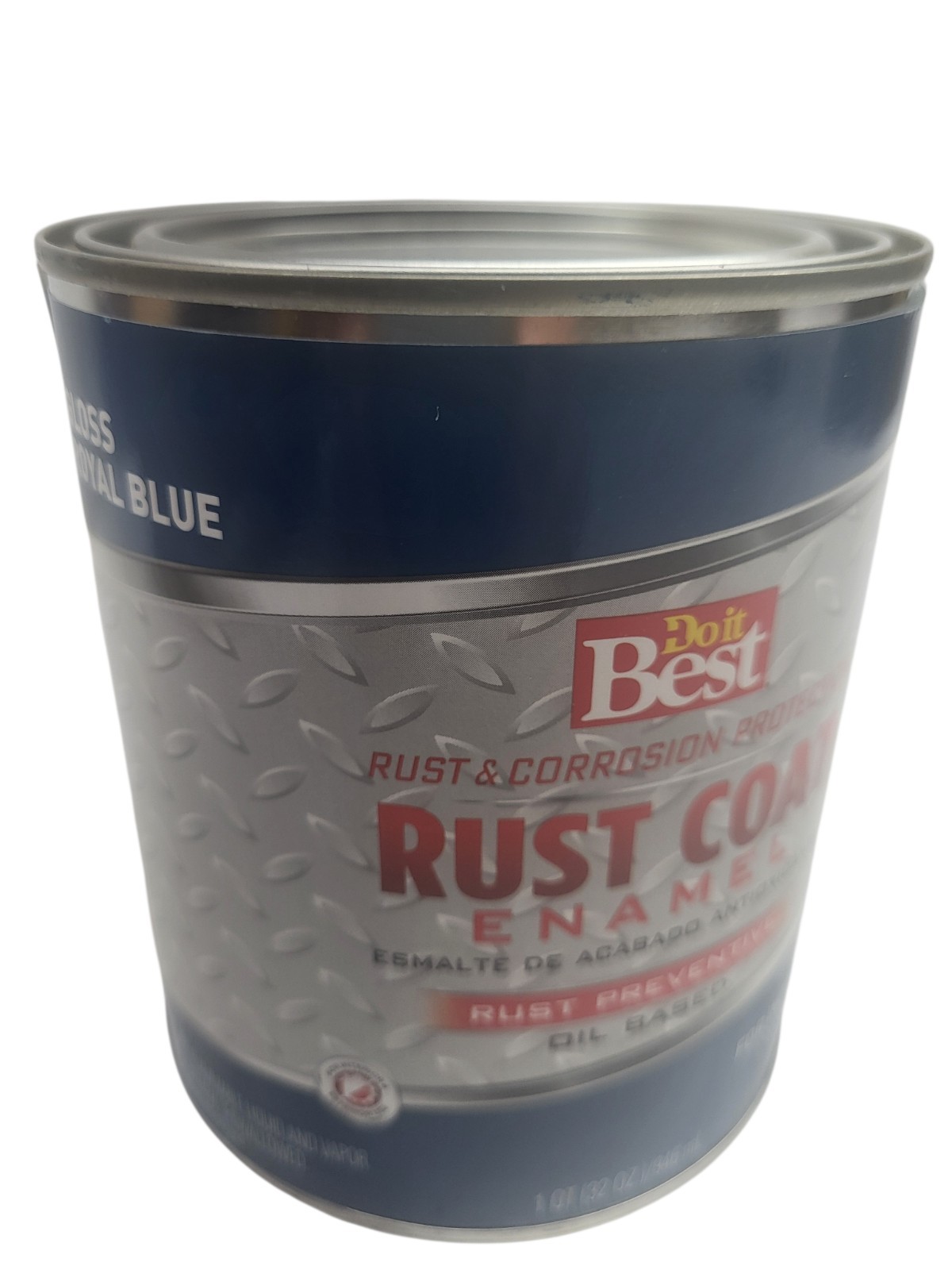 Paint Oil-Based Gloss Enamel, Royal Blue, 1 Qt. 771384 SIM Do it Best Rust Coat