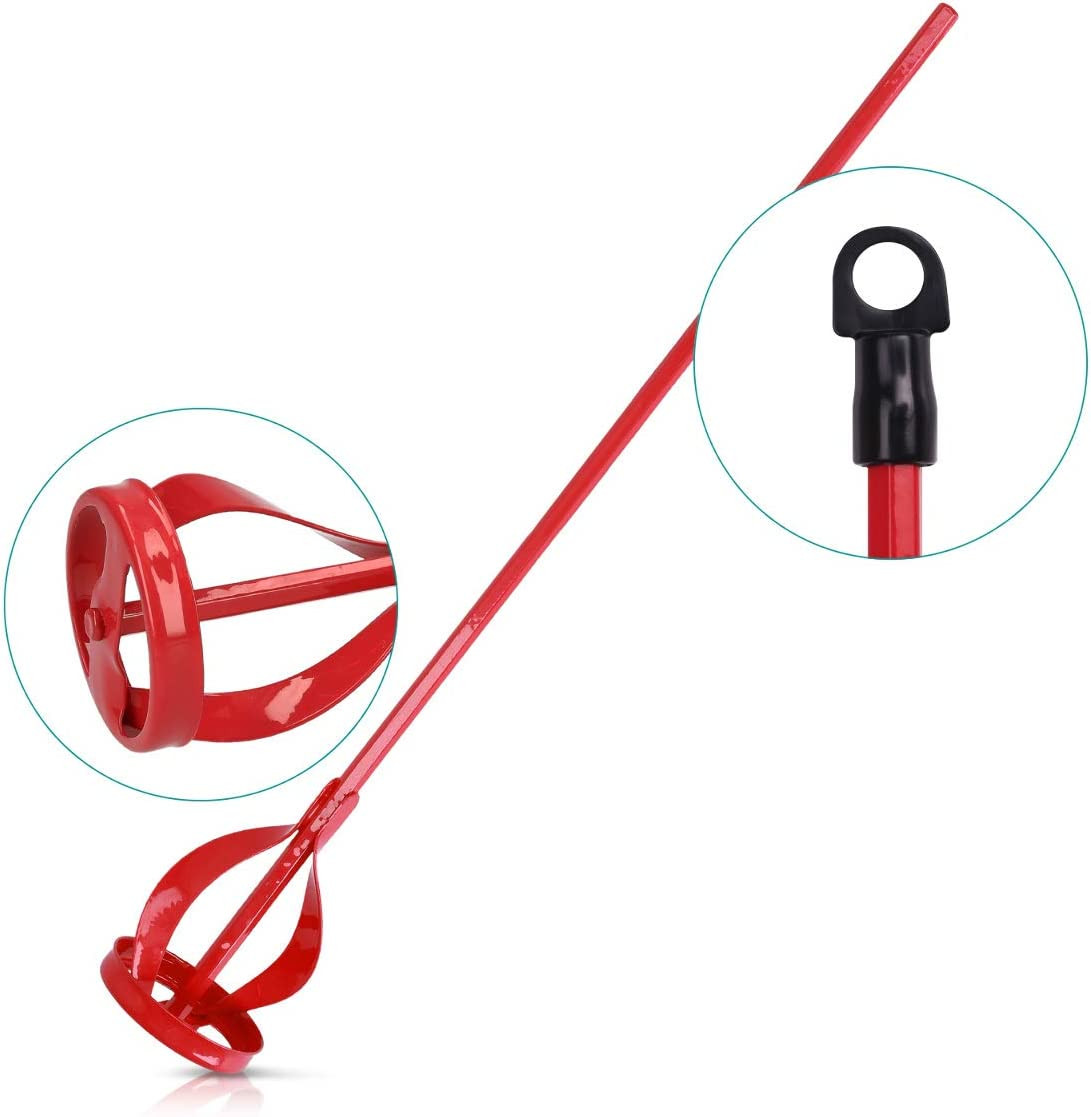 Paint Mixer for Drill – Heavy Duty Plaster and Paint Mixing Paddle for Standard