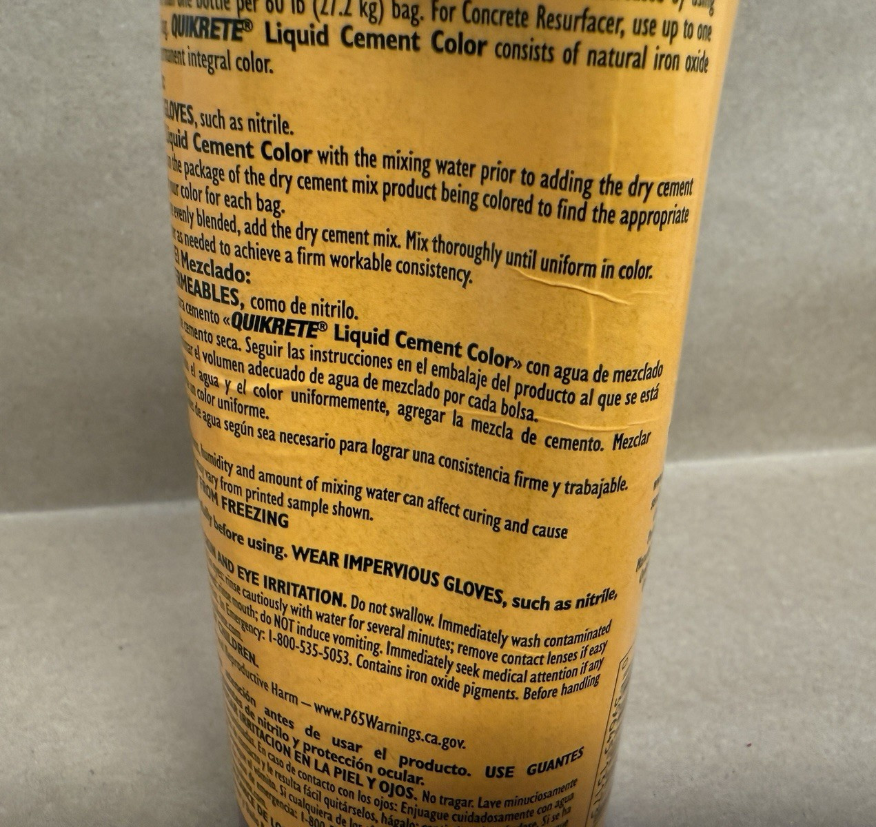 Quikrete 1317-03 Liquid Cement Color, Red, NET 10 FL. OZ.(296 mL) New Sealed