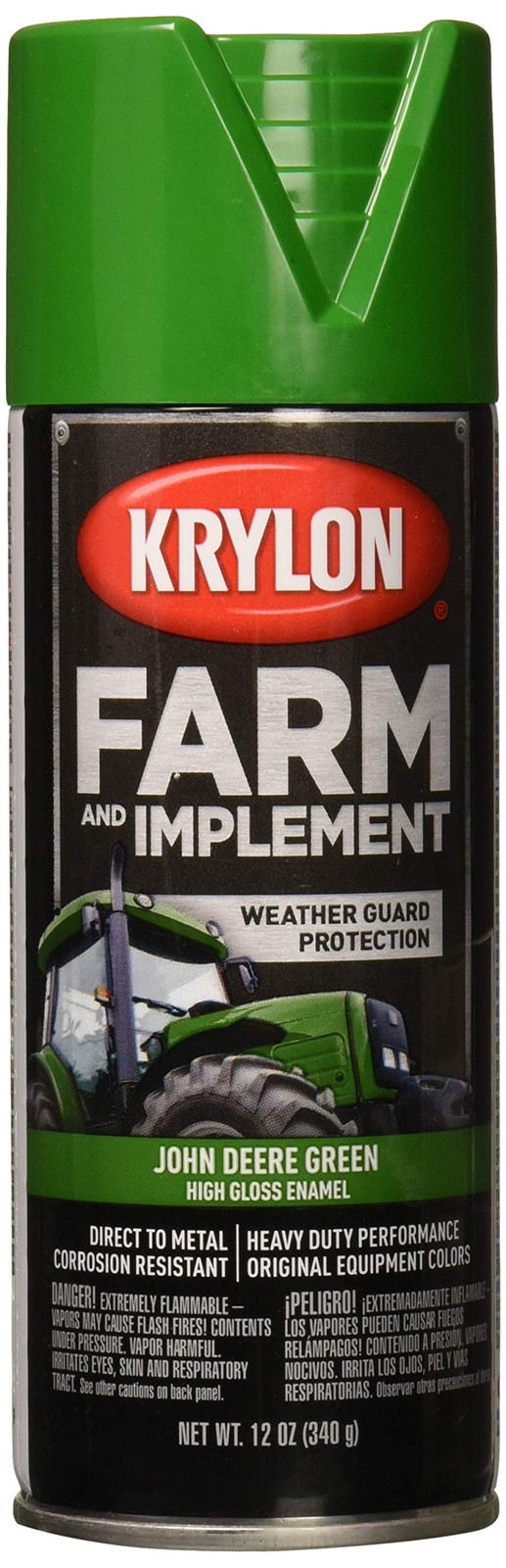 Krylon Farm & Implement Spray Paint Tractor Green 12 oz Aerosol 1932