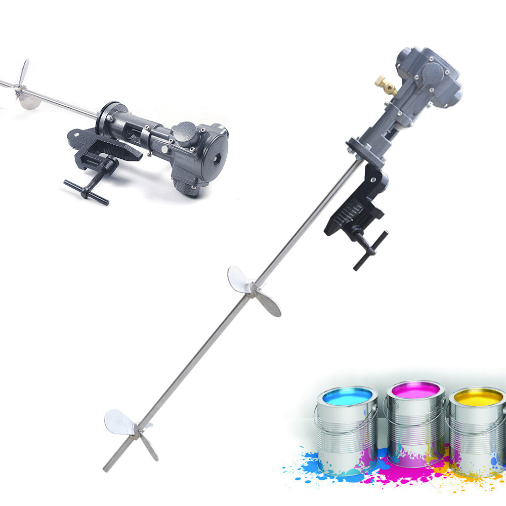 Pneumatic Stainless Steel Mix Tool Pneumatic Bracket Mixer Tank Barrel Air Mix