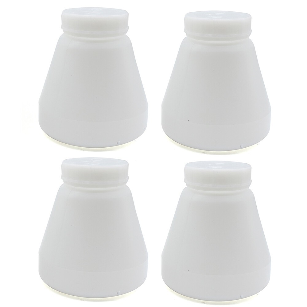 4pcs Hopper Cup Bottle For Powder Coating System Pc02 Pc03 Paint Spray Gun