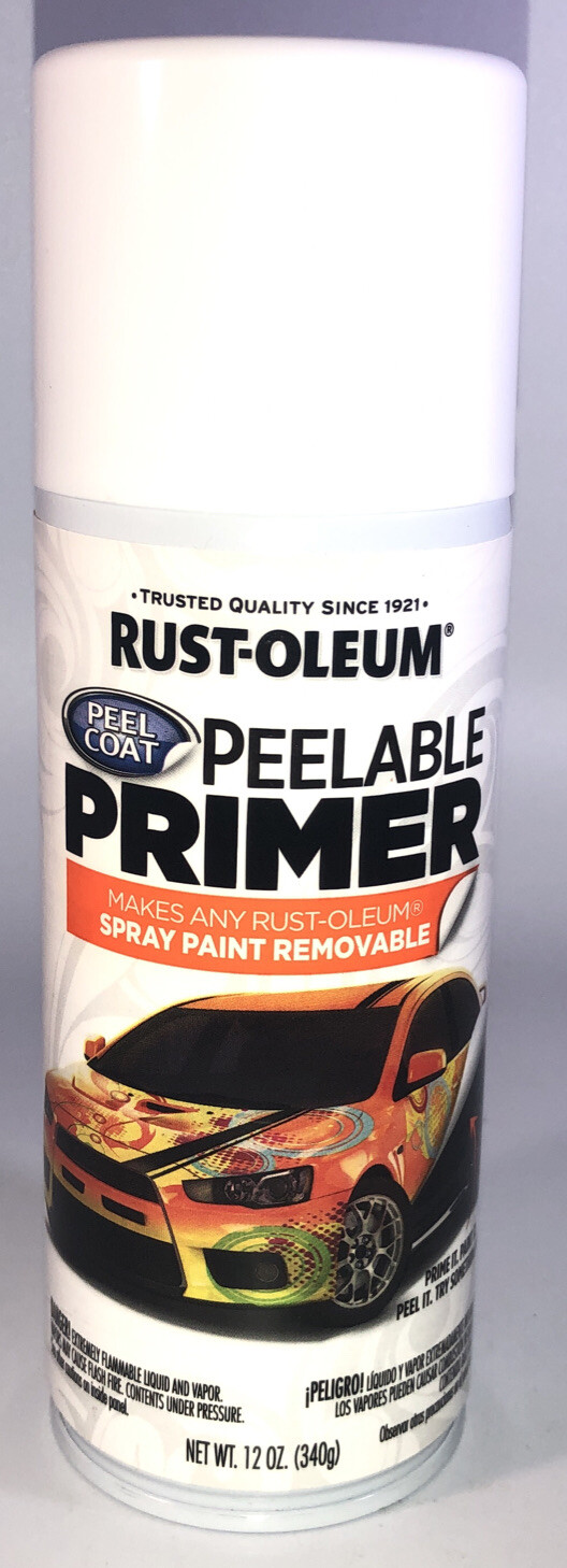 Rust-Oleum 12oz Peel Coat Peelable Spray Primer-BRAND NEW-SHIP SAME BUSINESS DAY