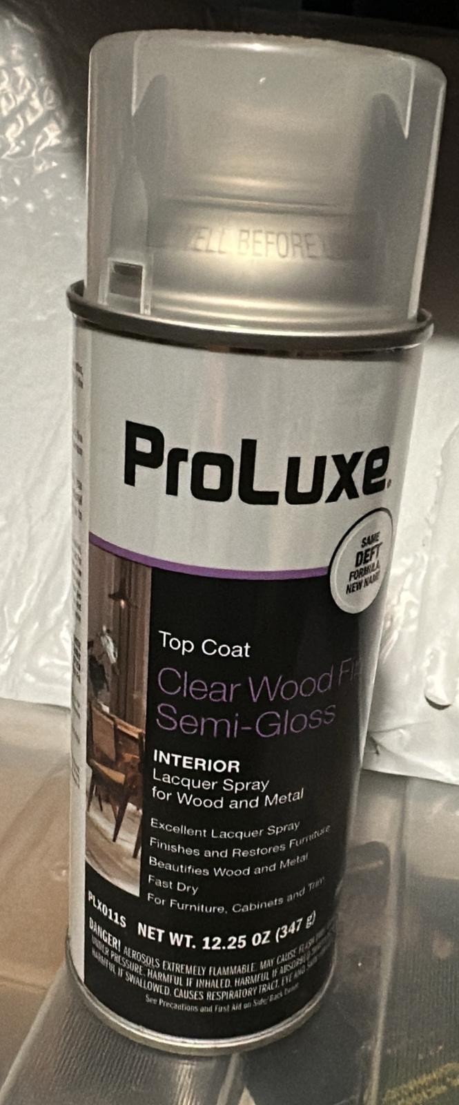Deft Interior Clear Wood Finish Semi-Gloss Spray, 12.25-Ounce Aerosol