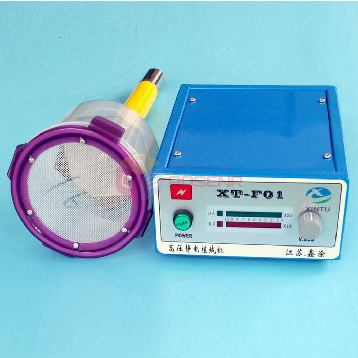 Electrostatic Handheld Flocking Machine Static Grass Flock Applicator