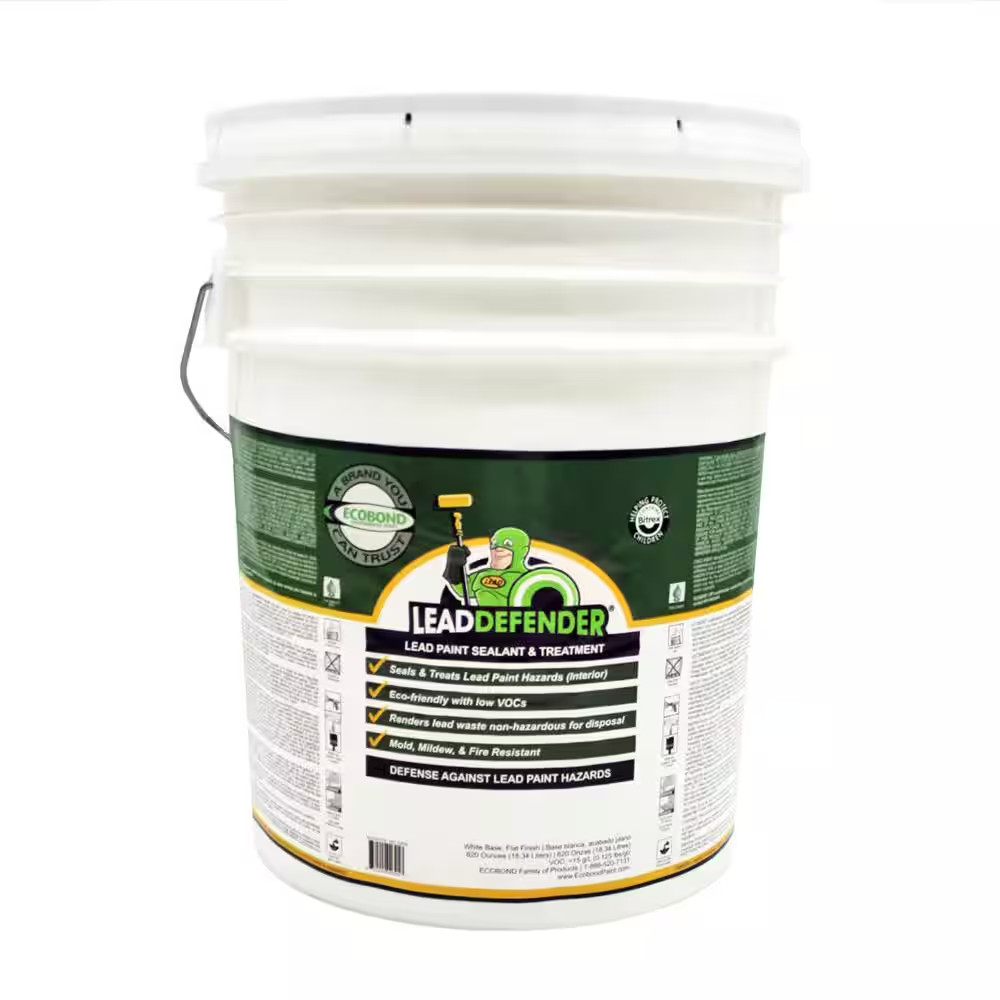 Lead Defender 5-Gal off White Flat Lead Based Paint Treatment and Sealant