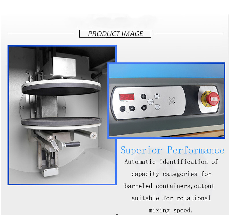 110V Automatic Rotating Ink Mixer,0.5-20L Paint Shaking Mixing Machine for Paint
