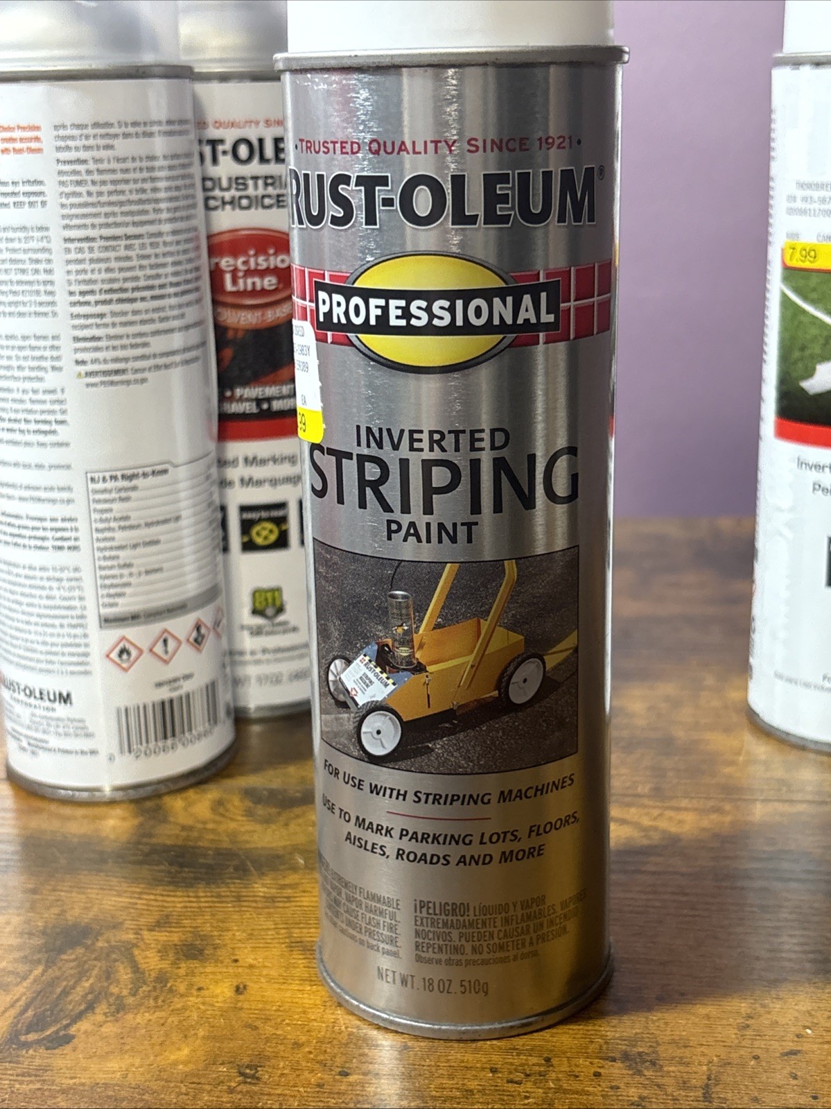 Inverted Marking Paint RUSTOLEUM Mixed Types Lot Of 4