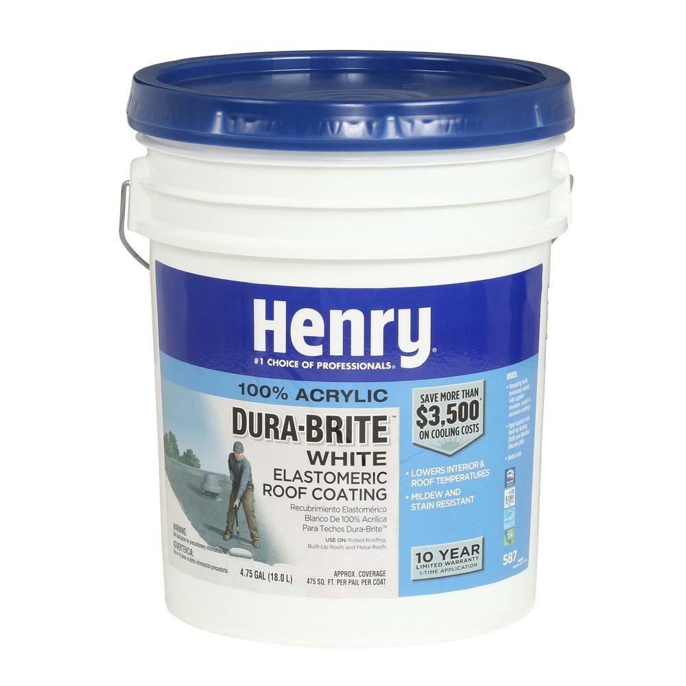 4.75 Gal. Acrylic Reflective Elastomeric Roof Coating