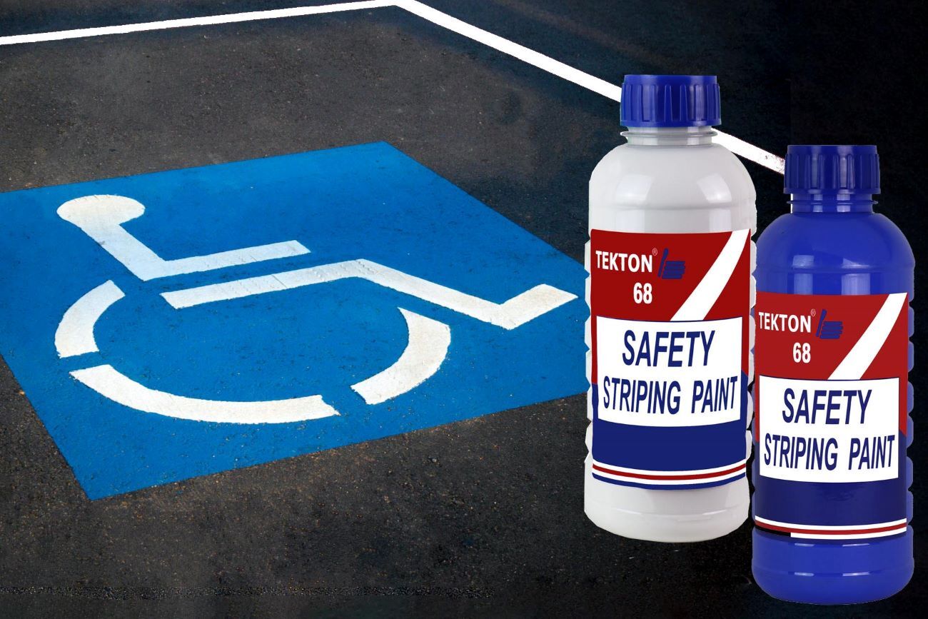 Handicap Blue Paint; Parking Lot Striping; Safety Blue Paint; Traffic Marking