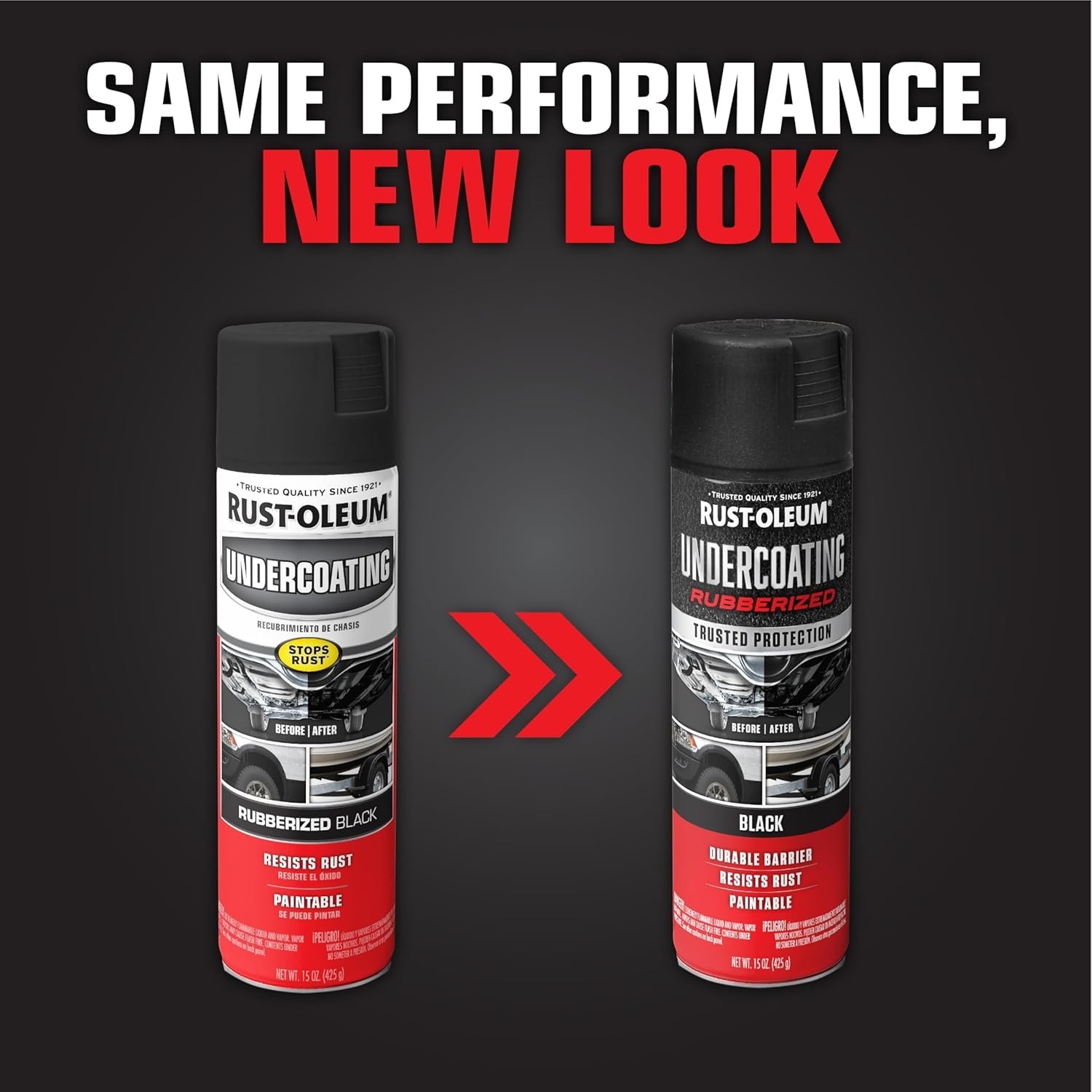 Truck Rubberized Undercoating Spray, 15 oz, Black