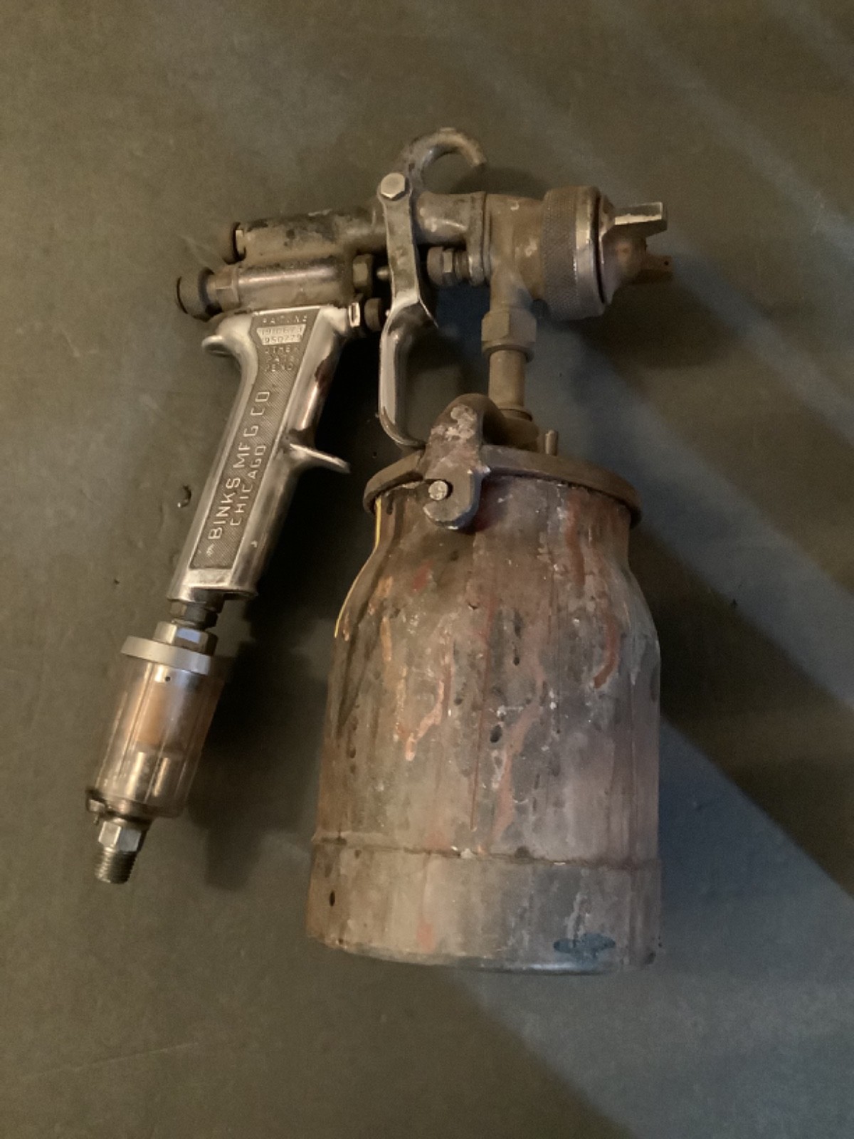 Binks Model 7 Air Spray Gun 36SD Nozzle Central Pneumatic Oil & Water Separator