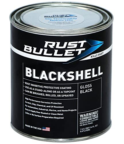– Blackshell – Inhibidor De Oxido Negro Brillante, Revestimiento Preventivo De