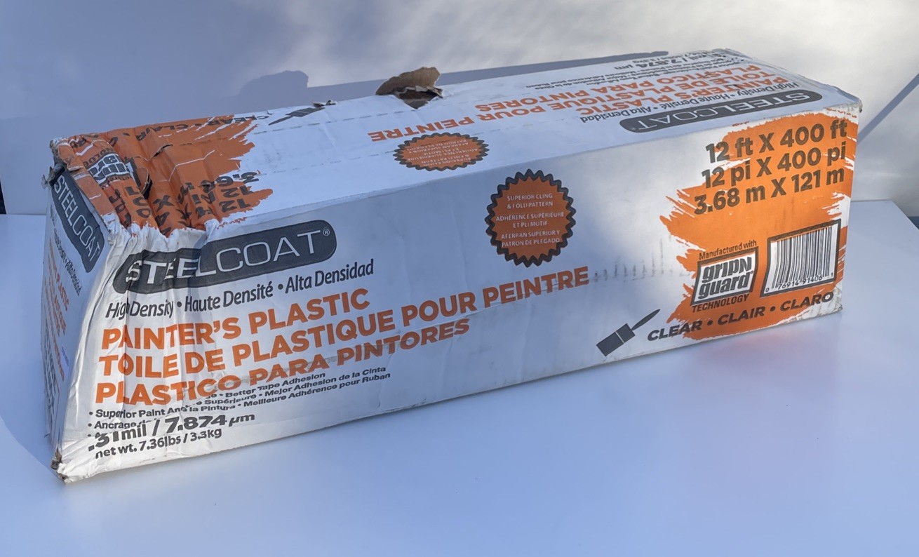 STEELCOAT 12 ft x 400 ft High Density Painters Plastic