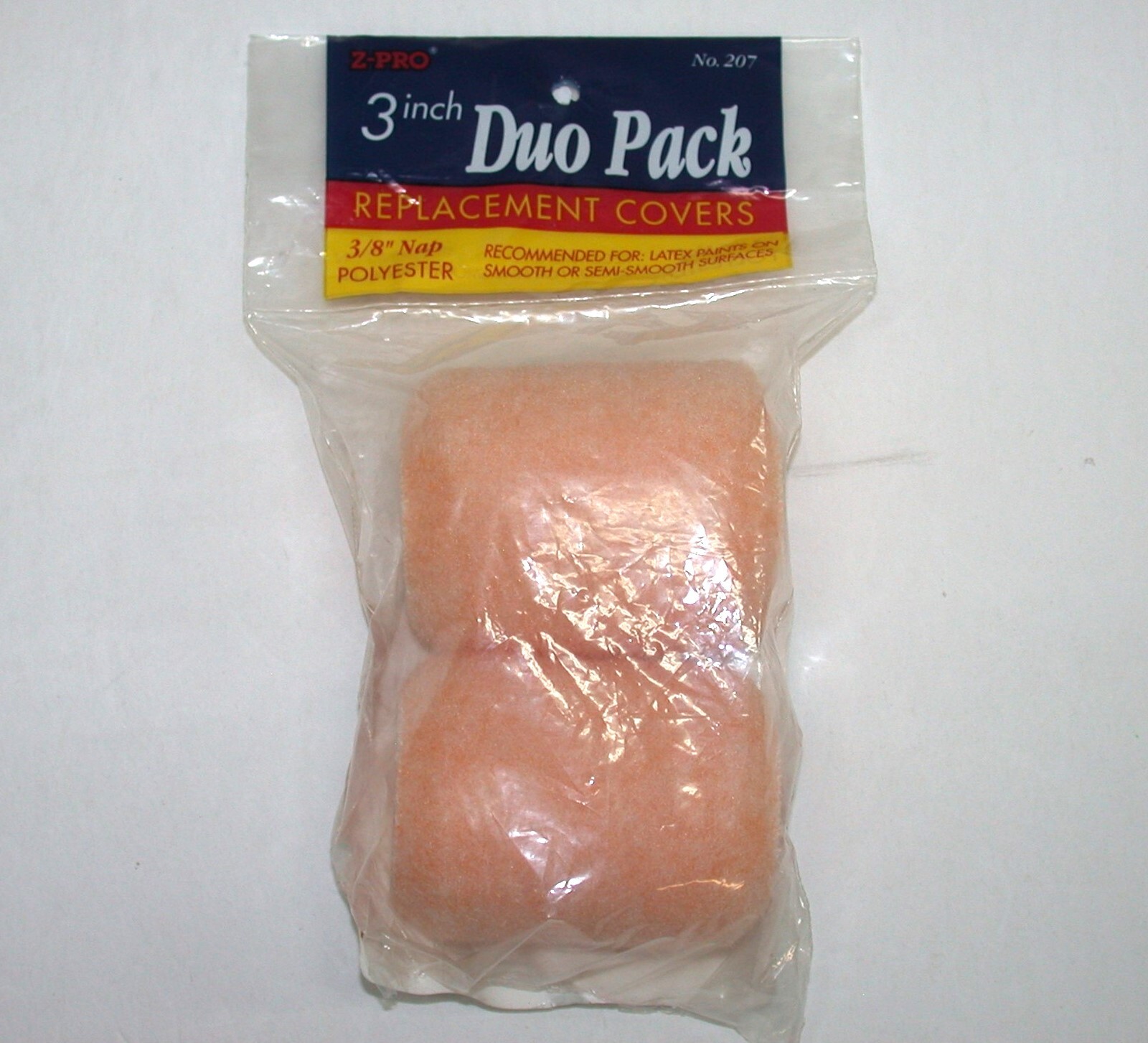 (2) Z-Pro 3″ x 3/4″ Polyester Nap Replacement Rollers for Latex Paint **NEW**