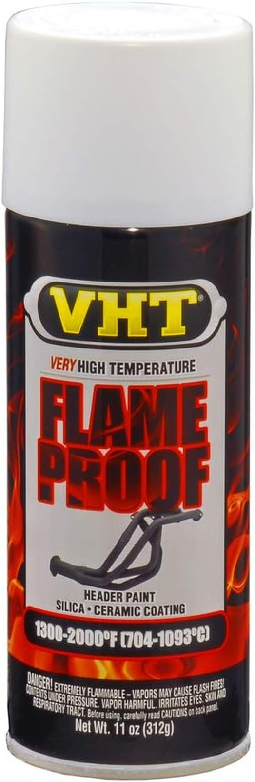 SP118 Flameproof Coating Very High Heat Spray Paint Primer – White – 11 Oz Aeros