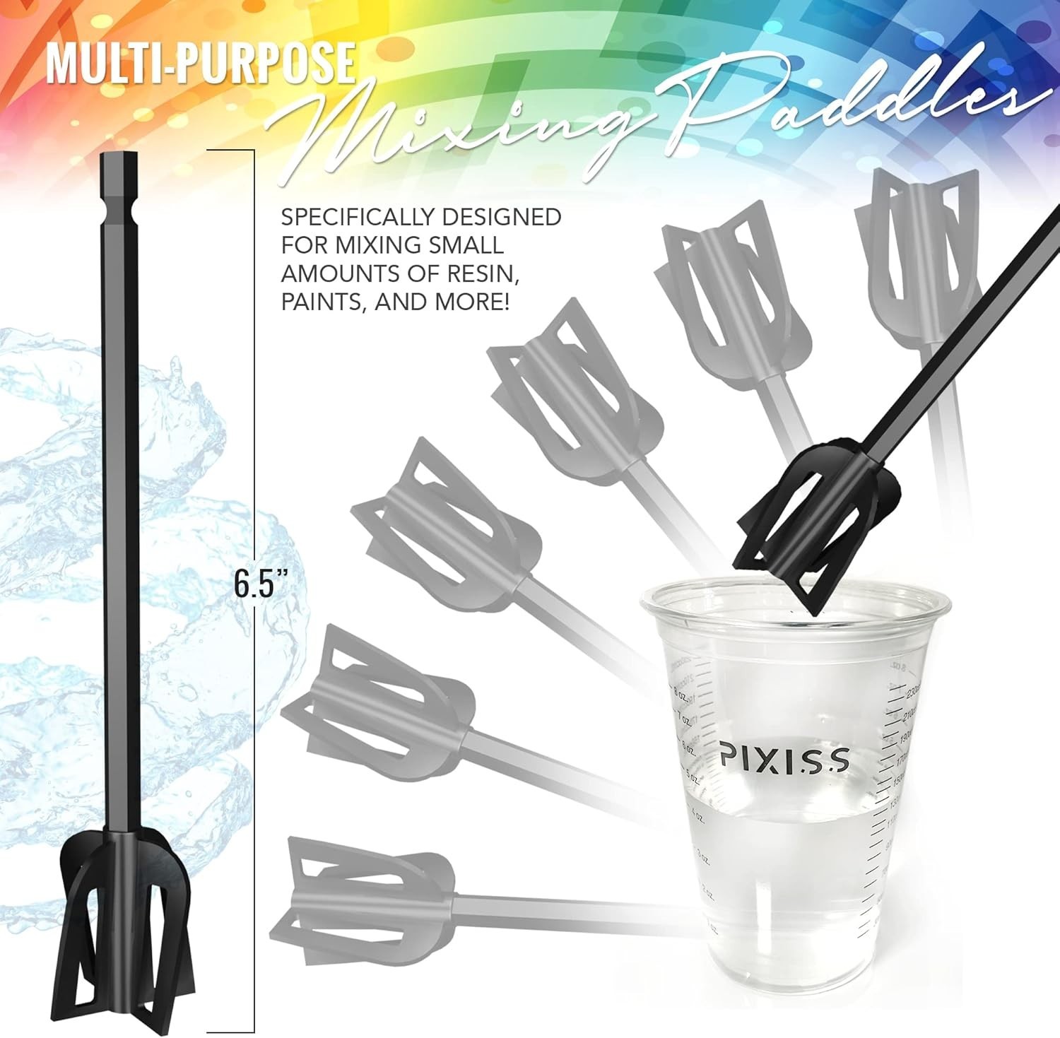 Multipurpose Bidirectional Paint Stirrer for Drill – Versatile & Reusable