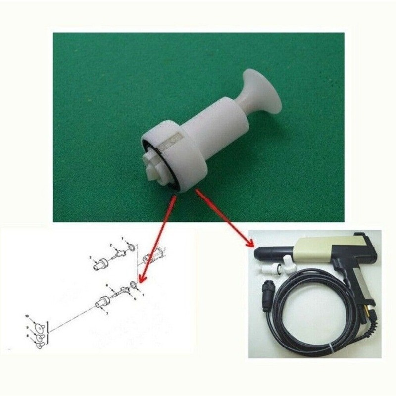 Round Jet Nozzle Aftermarket Head for PG1 Pg2a Electrostatic Powder Coating Gun