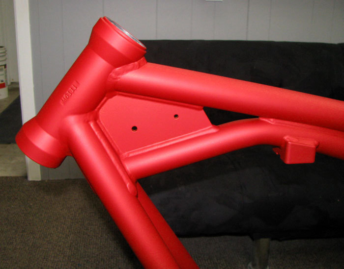 Flat Red Powder Coating Paint – New 1LB