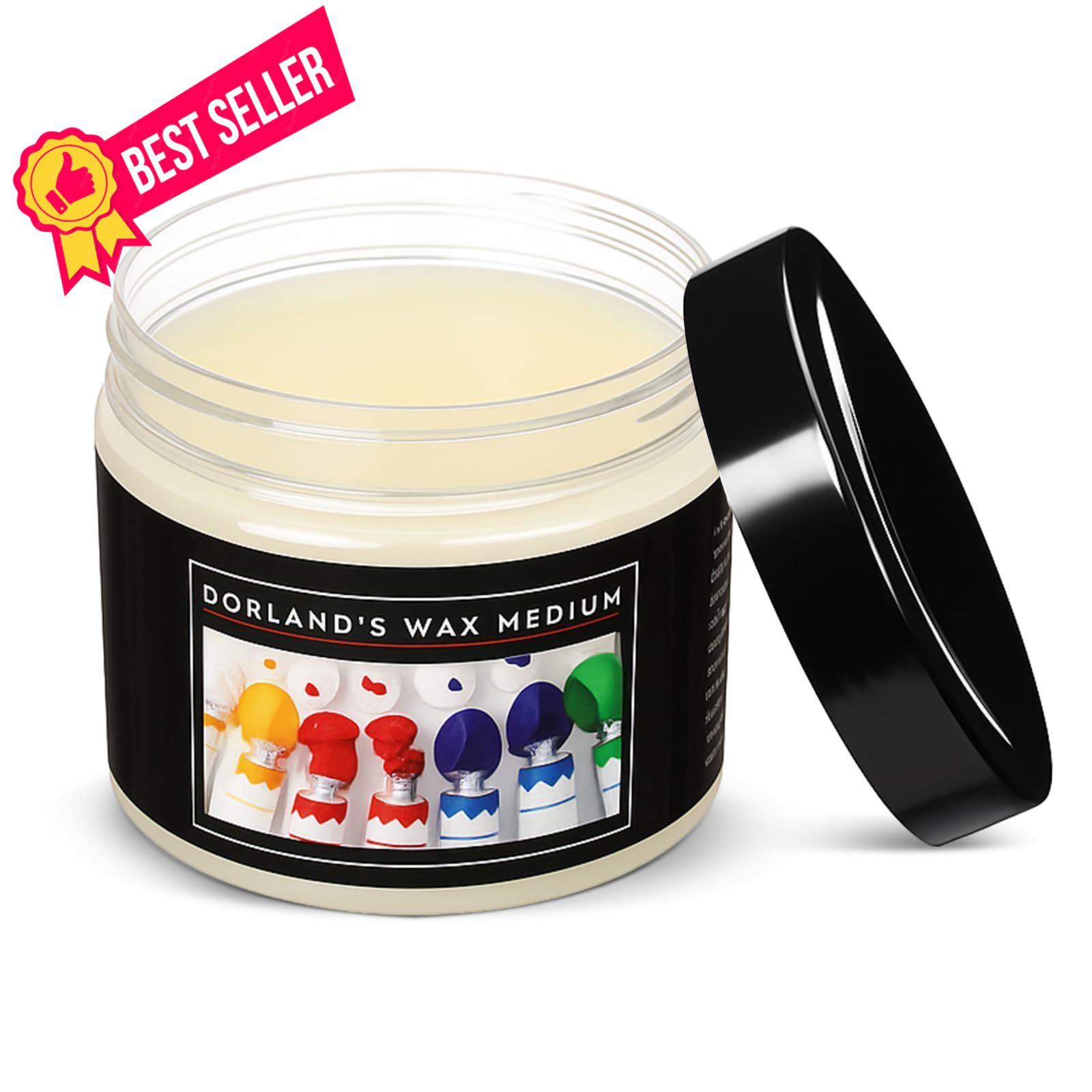 Conelist 1 Pcs Cold Wax Medium 4 oz Versatile 4 Fl Oz (Pack of 1), white