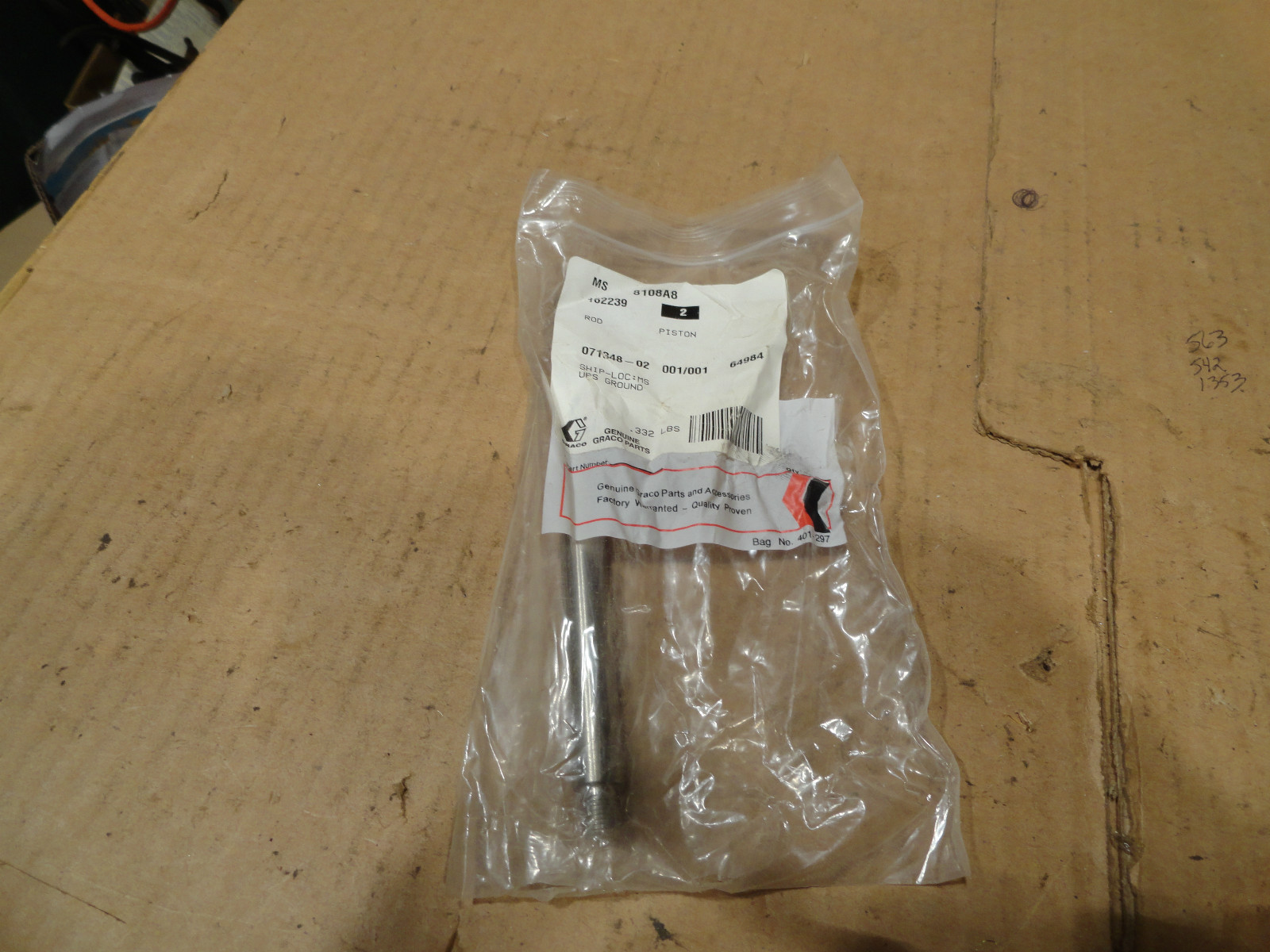 Graco 162239, 162-239 Piston Rod. Sprayer Parts
