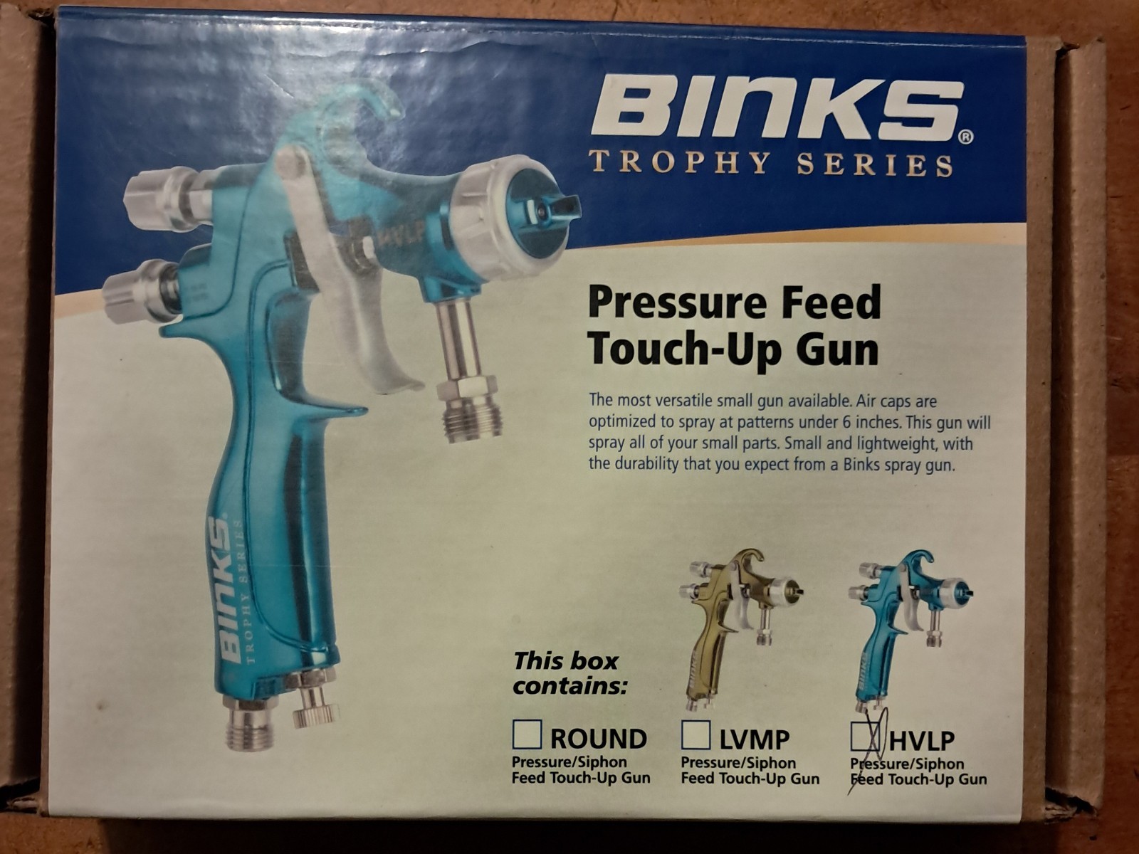 Binks Trophy HVLP Spray GUN 2465-12HV-32S0 NIB