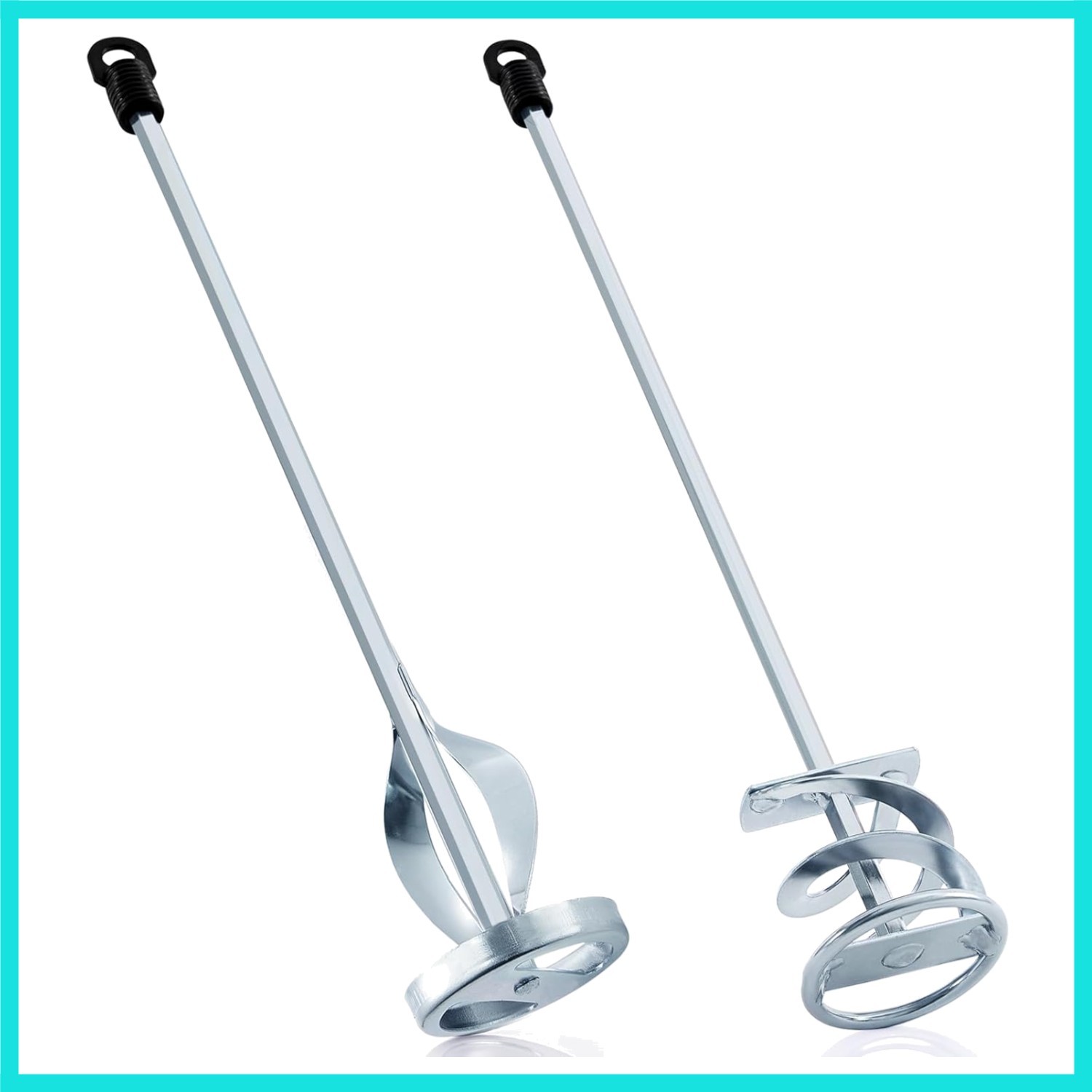 Set of 2 Paint Mixer for Drill Painting Mixer Stirrer Drill Attachment, 15.7″…