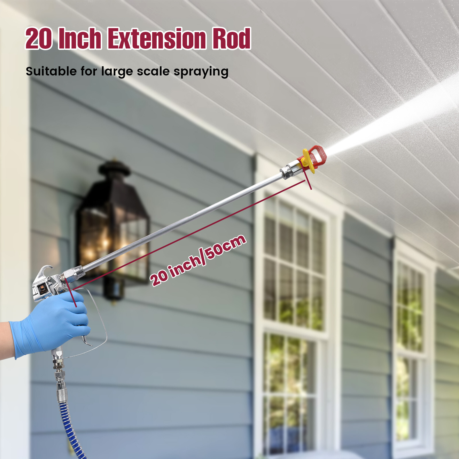 1700W High Pressure Airless Paint Sprayer High Efficiency Power Painting 110V