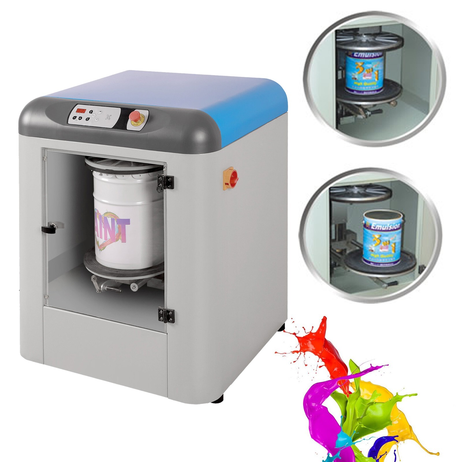 110V Digital Display Fully Automatic Rotary Paint Mixer Paint Mixing Time Set